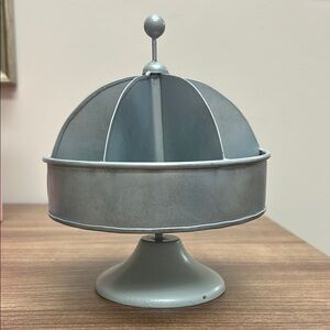 Gray Metal Decorative Stand
